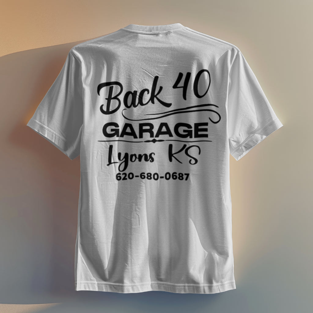 Back 40 Garage T-Shirt